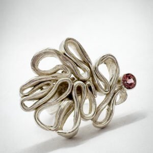 Anillo Huellas Turmalina